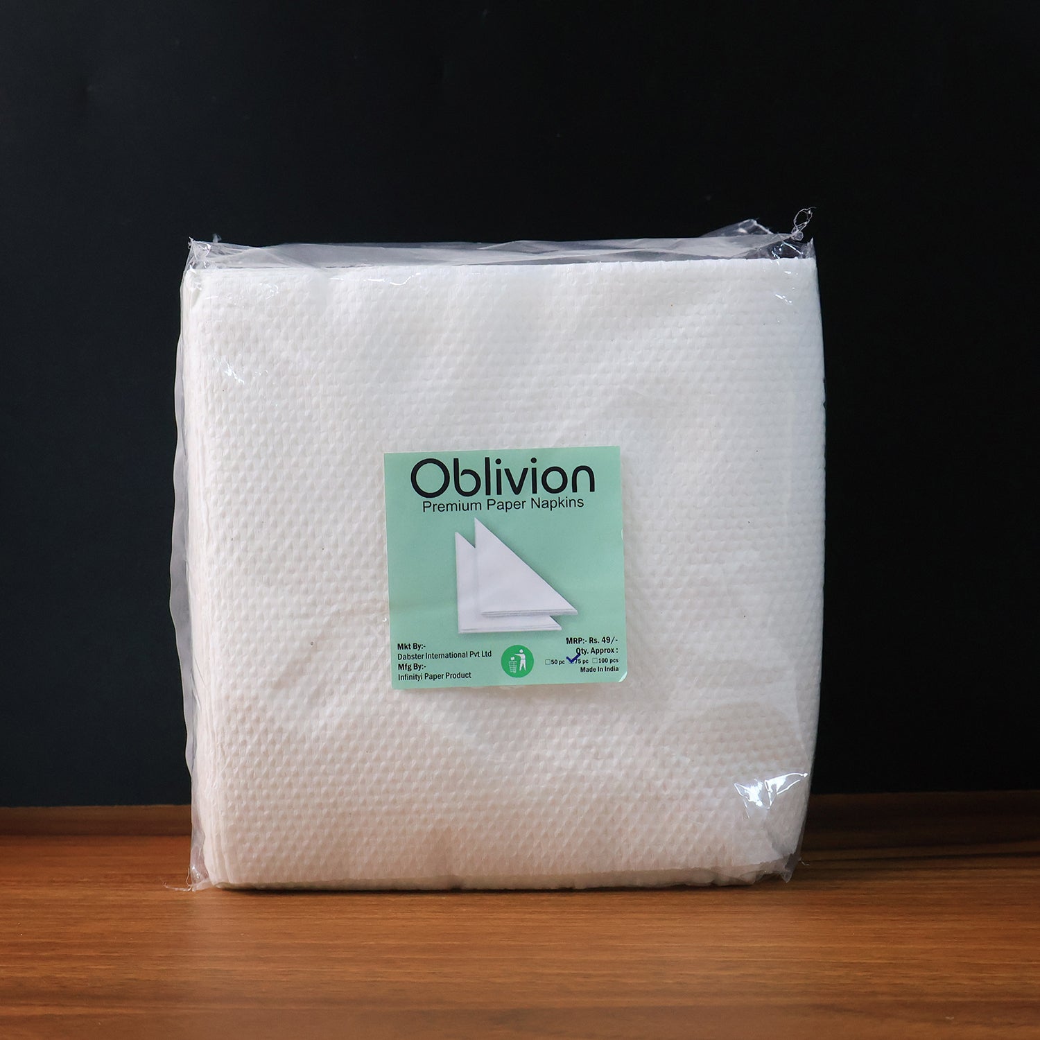 Soft  Absorbent Disposable Tissue Napkins   Paper (75 Pc) Soft  Absorbent Disposable Tissue Napkins   Paper (75 Pc)